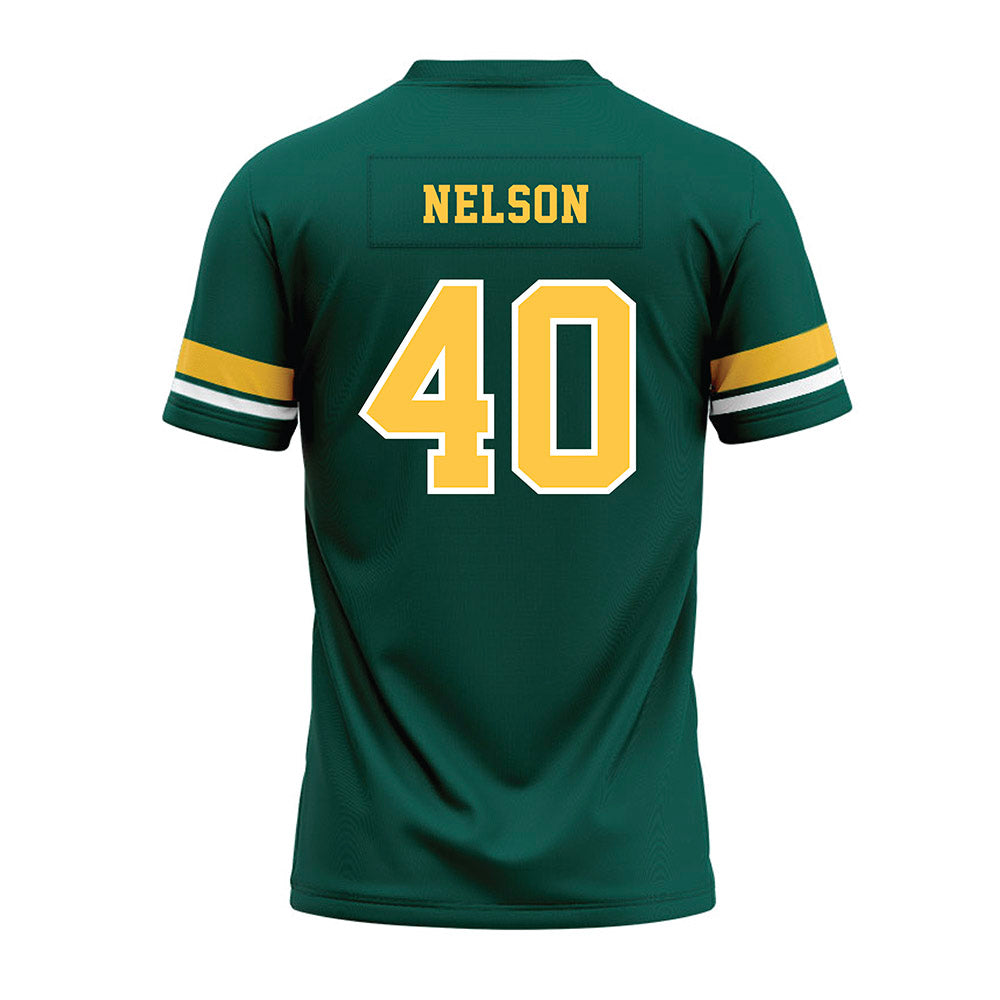 Wayne State - NCAA Football : Johnny Nelson - Green Premium Football Jersey-1