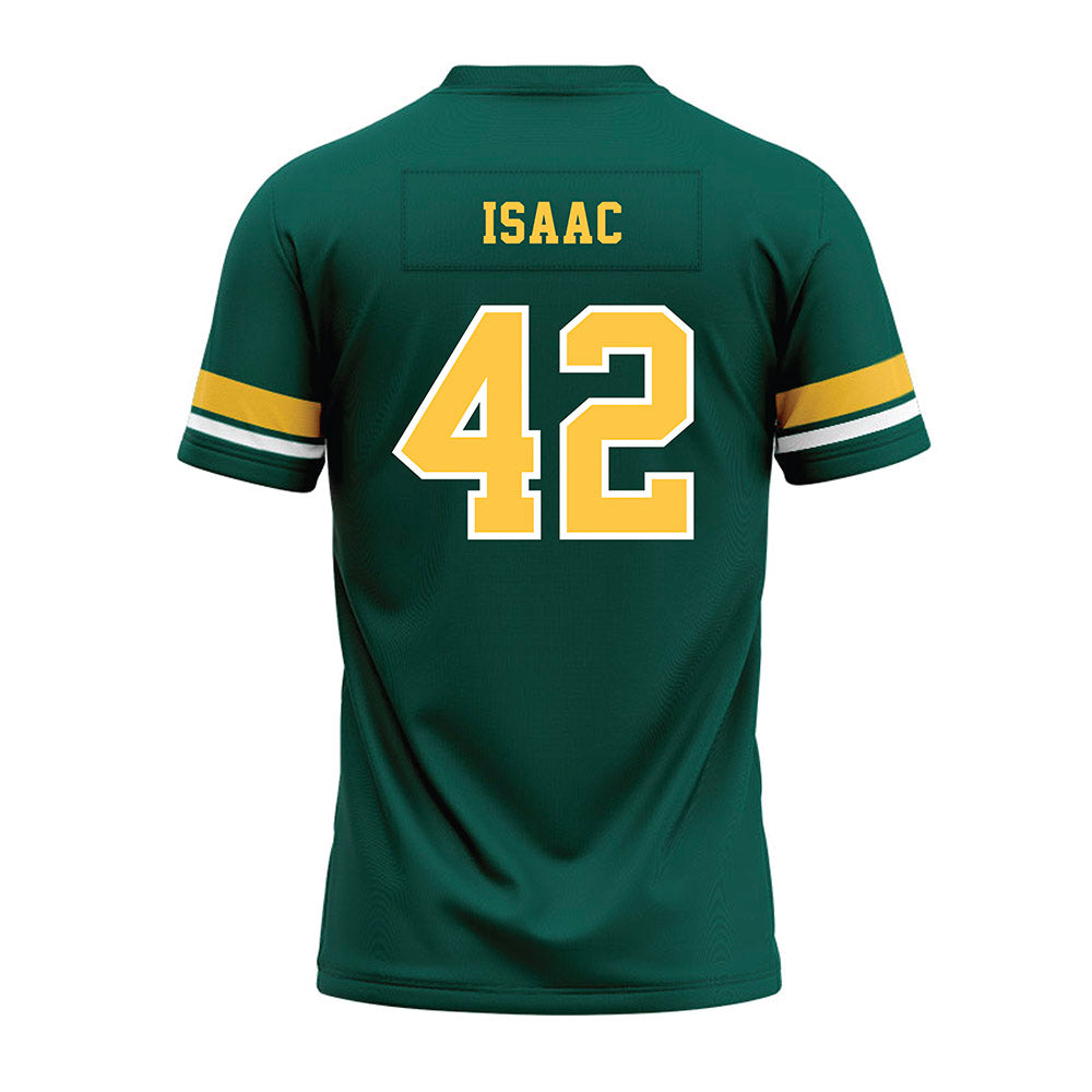 Wayne State - NCAA Football : Devon Isaac - Green Premium Football Jersey-1