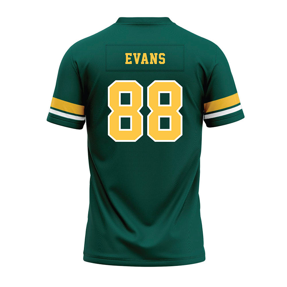 Wayne State - NCAA Football : Malachi Evans - Green Premium Football Jersey-1