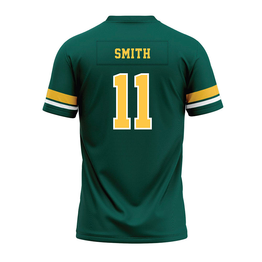Wayne State - NCAA Football : cecil xavier Smith - Green Premium Football Jersey-1
