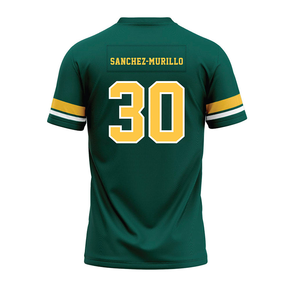 Wayne State - NCAA Football : George Sanchez-Murillo - Green Premium Football Jersey-1
