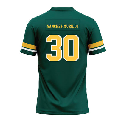 Wayne State - NCAA Football : George Sanchez-Murillo - Green Premium Football Jersey-1