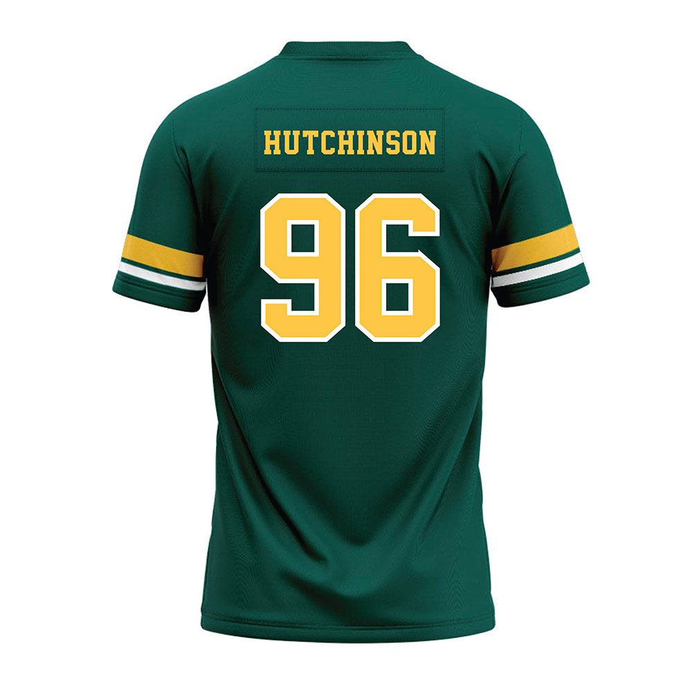 Wayne State - NCAA Football : Jordan Hutchinson - Green Premium Football Jersey-1