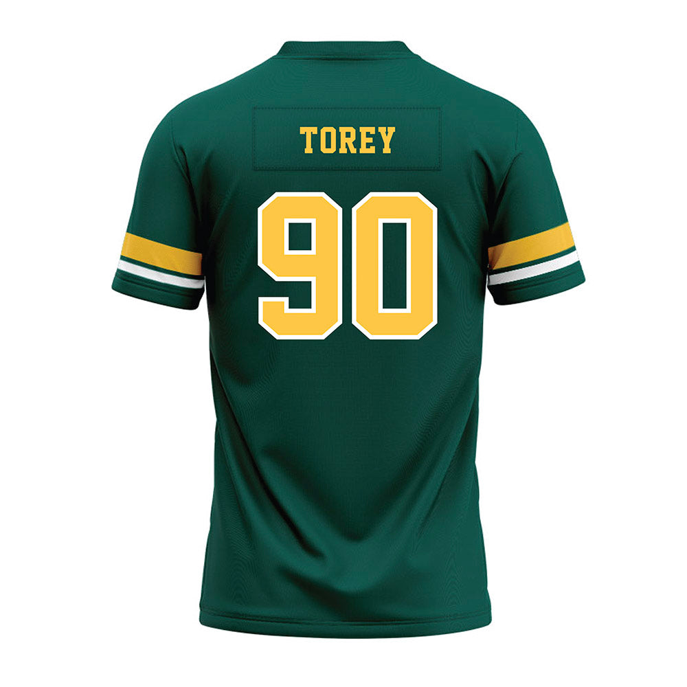Wayne State - NCAA Football : Tyler Torey - Green Premium Football Jersey-1
