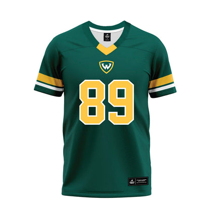 Wayne State - NCAA Football : Karter Freeman - Green Premium Football Jersey-0