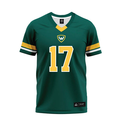 Wayne State - NCAA Football : Champion Edwards - Green Premium Football Jersey-0