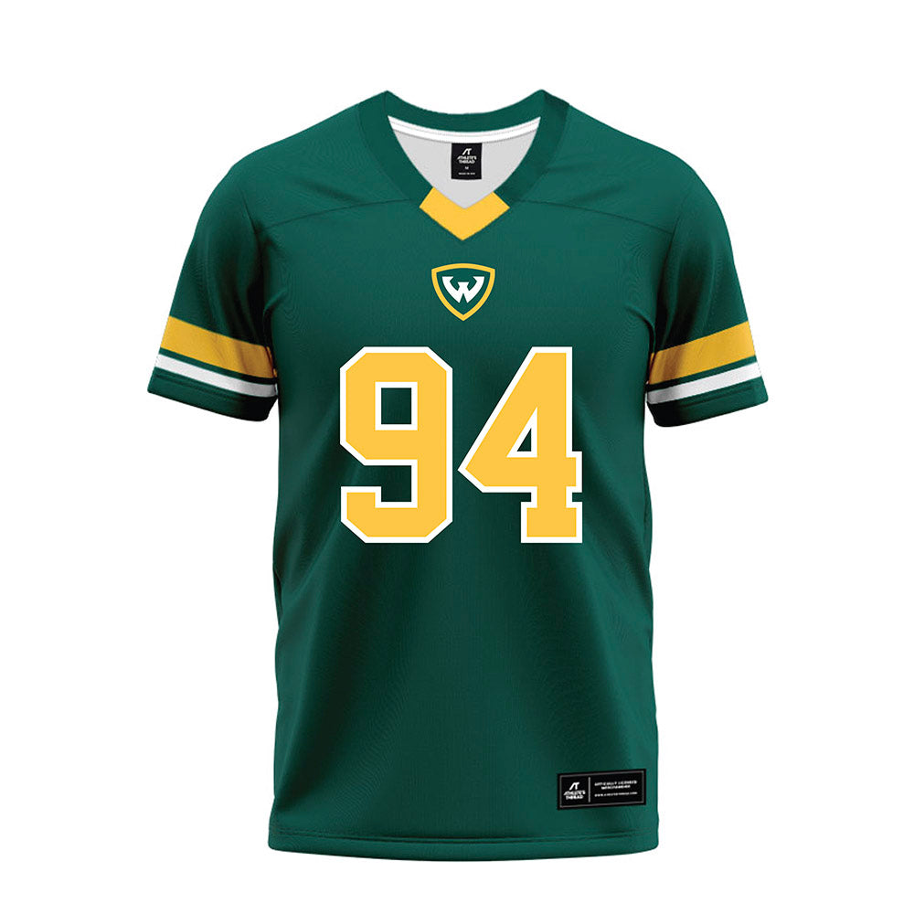Wayne State - NCAA Football : Michael Thomas - Green Premium Football Jersey-0