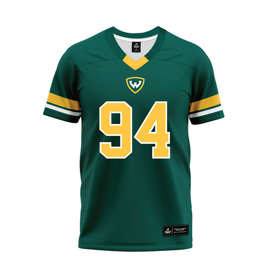 Wayne State - NCAA Football : Michael Thomas - Green Premium Football Jersey-0