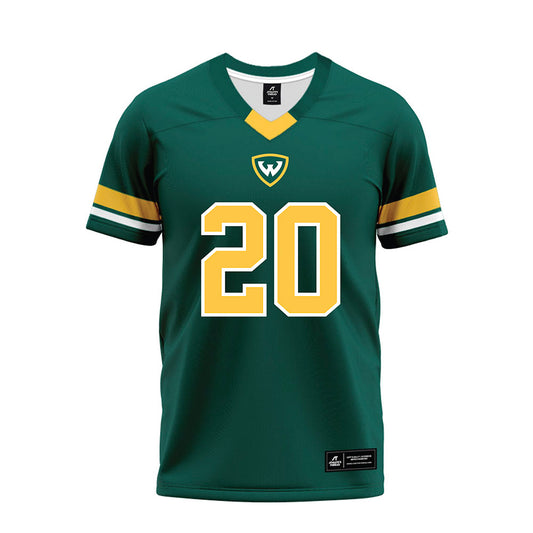 Wayne State - NCAA Football : Chase Stephens - Green Premium Football Jersey-0