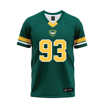 Wayne State - NCAA Football : Roshaun McGee - Green Premium Football Jersey-0