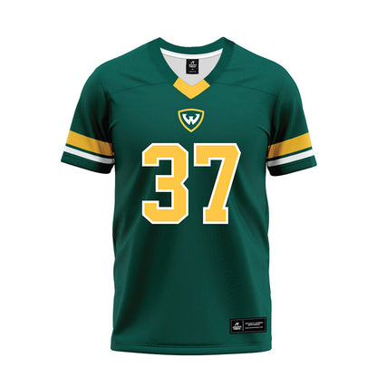 Wayne State - NCAA Football : Brayden Mckenna - Green Premium Football Jersey-0