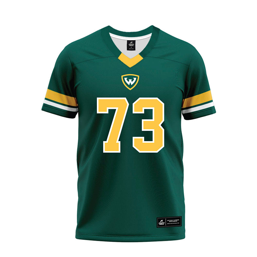 Wayne State - NCAA Football : Lance Blakely Jr - Green Premium Football Jersey-0