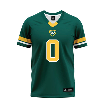 Wayne State - NCAA Football : Michael Jenkins jr - Green Premium Football Jersey-0
