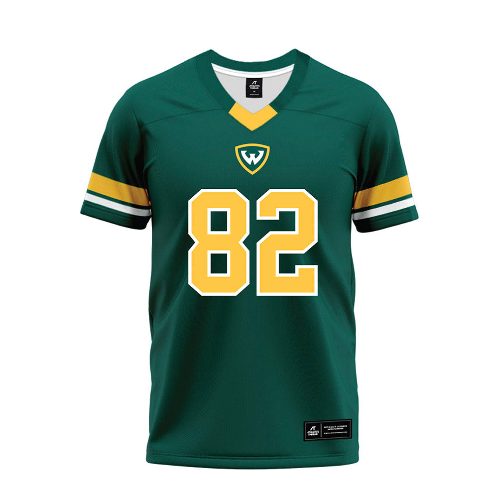 Wayne State - NCAA Football : Kristian Kilpatrick - Green Premium Football Jersey-0