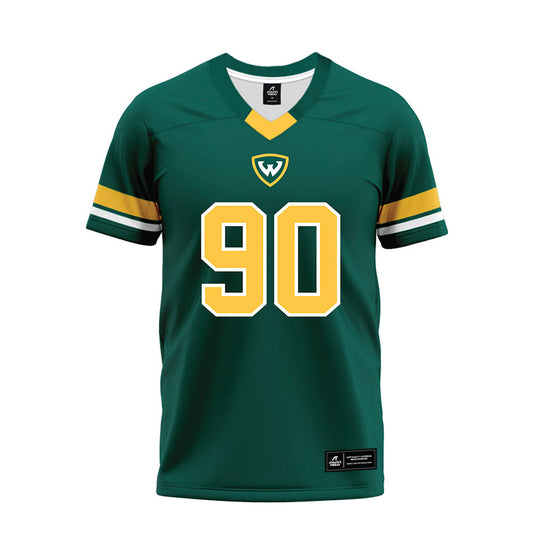 Wayne State - NCAA Football : Tyler Torey - Green Premium Football Jersey-0