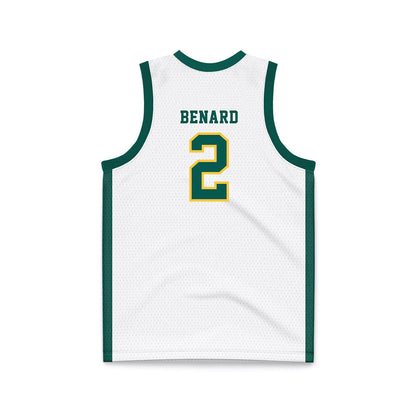 Wayne State - NCAA Women's Basketball : Maddy Benard - White Basketball Jersey-1