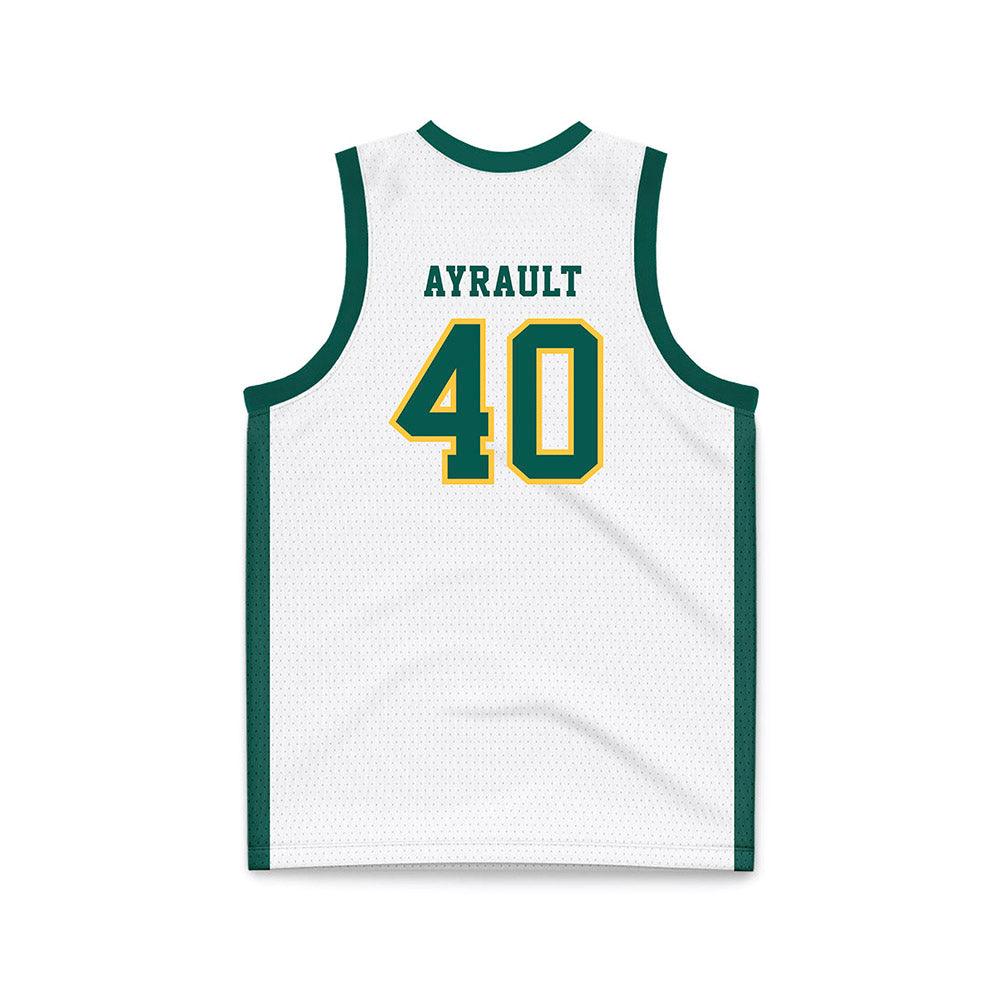 Wayne State - NCAA Women's Basketball : Annabel Ayrault - White Basketball Jersey-1