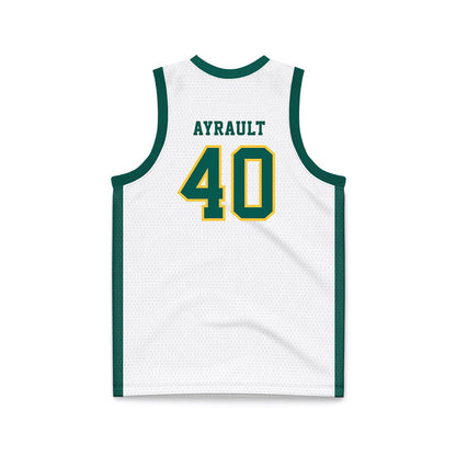 Wayne State - NCAA Women's Basketball : Annabel Ayrault - White Basketball Jersey-1