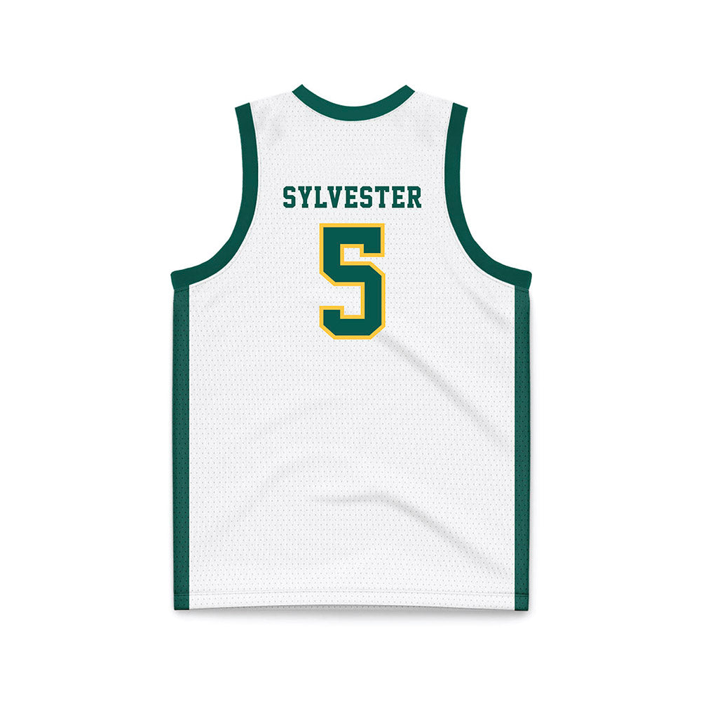 Wayne State - NCAA Women's Basketball : Komara Sylvester - White Basketball Jersey-1