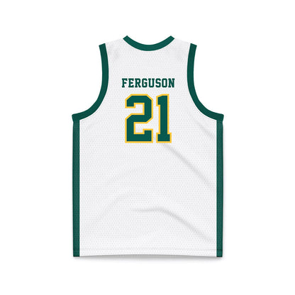 Wayne State - NCAA Women's Basketball : McKenna Ferguson - White Basketball Jersey-1