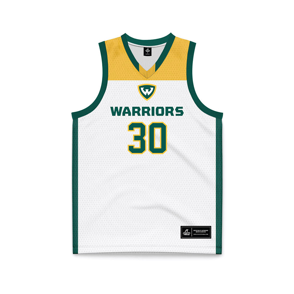 Wayne State - NCAA Women's Basketball : Taylor Thompson - White Basketball Jersey-0