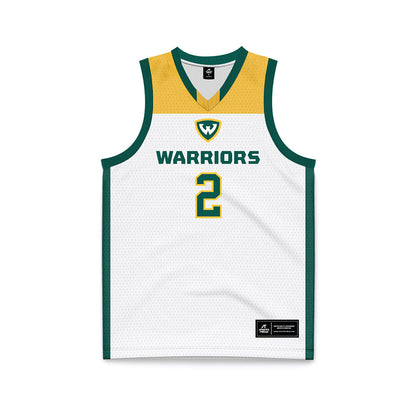 Wayne State - NCAA Women's Basketball : Maddy Benard - White Basketball Jersey-0