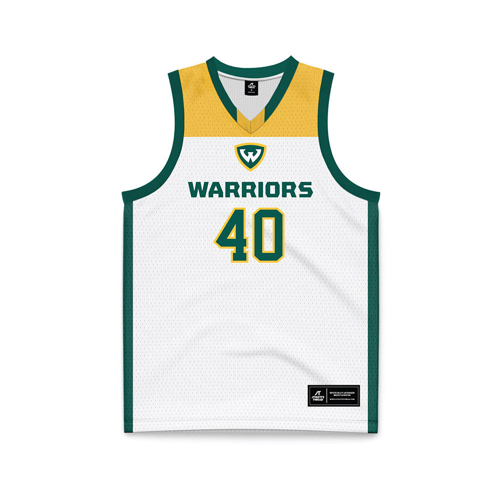 Wayne State - NCAA Women's Basketball : Annabel Ayrault - White Basketball Jersey-0