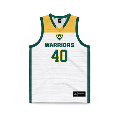 Wayne State - NCAA Women's Basketball : Annabel Ayrault - White Basketball Jersey-0