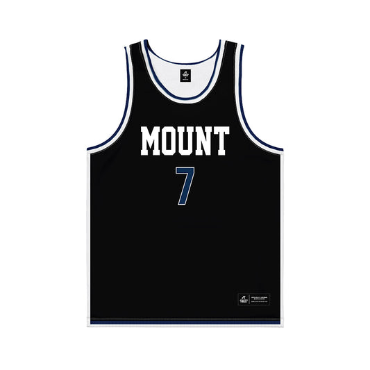 MSMU - NCAA Men's Basketball : Elijah Espinosa - Black Basketball Jersey-0