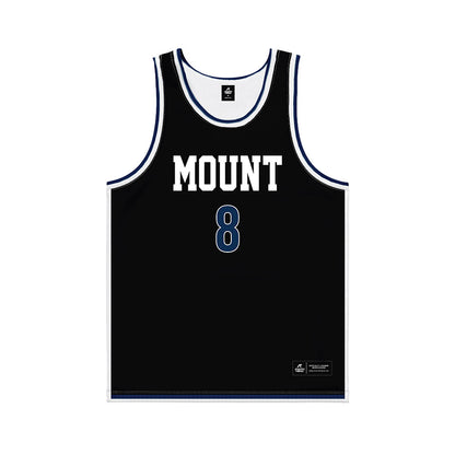 MSMU - NCAA Men's Basketball : Justin May - Black Basketball Jersey-0