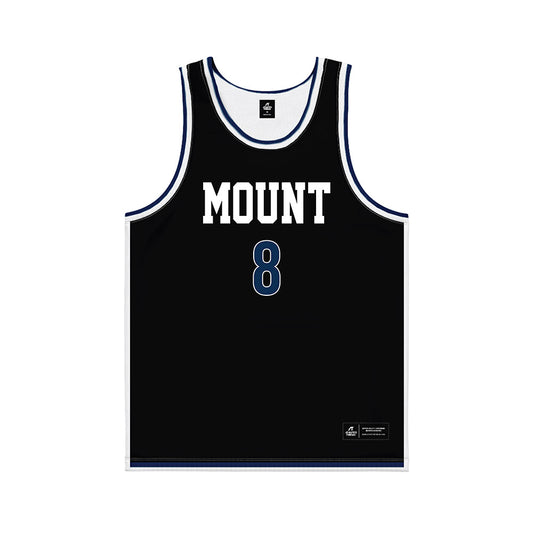 MSMU - NCAA Men's Basketball : Justin May - Black Basketball Jersey-0