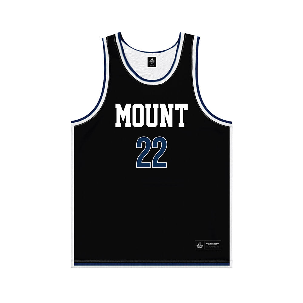 MSMU - NCAA Men's Basketball : Noah Rogers - Black Basketball Jersey-0