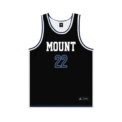 MSMU - NCAA Men's Basketball : Noah Rogers - Black Basketball Jersey-0
