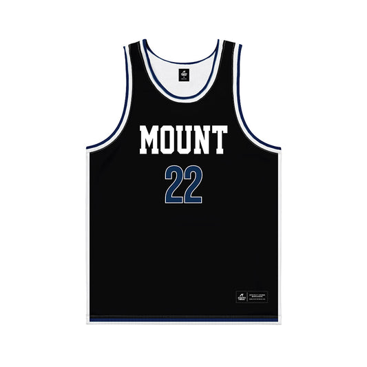 MSMU - NCAA Men's Basketball : Noah Rogers - Black Basketball Jersey-0