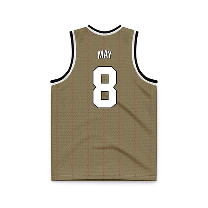 MSMU - NCAA Men's Basketball : Justin May - Bronze Basketball Jersey-1