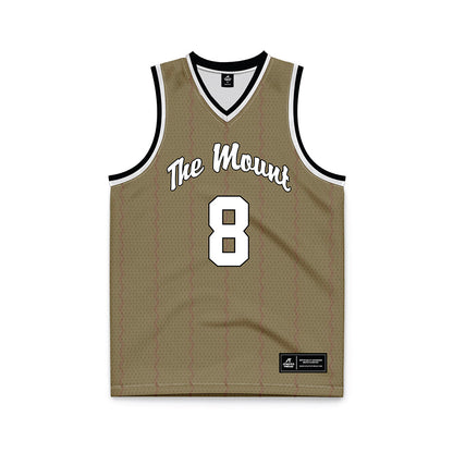 MSMU - NCAA Men's Basketball : Justin May - Bronze Basketball Jersey-0