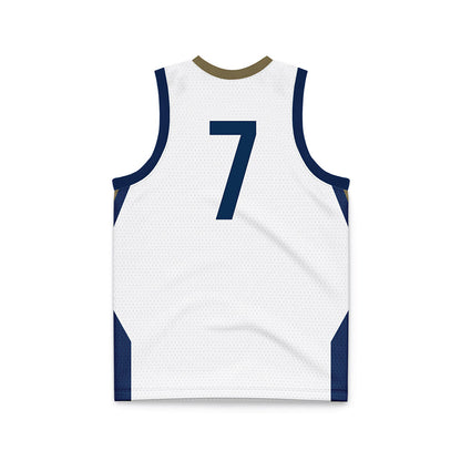 MSMU - NCAA Men's Basketball : Elijah Espinosa - White Basketball Jersey-1