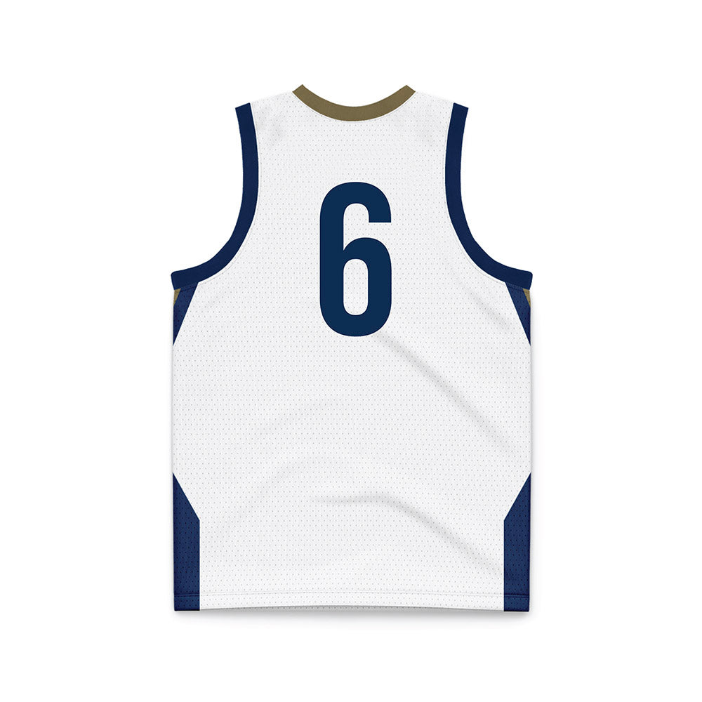 MSMU - NCAA Men's Basketball : Jaxon Hartman - White Basketball Jersey-1
