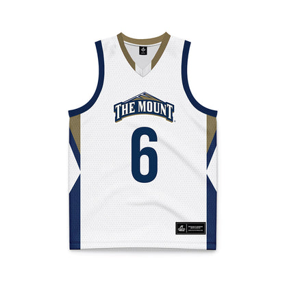 MSMU - NCAA Men's Basketball : Jaxon Hartman - White Basketball Jersey-0