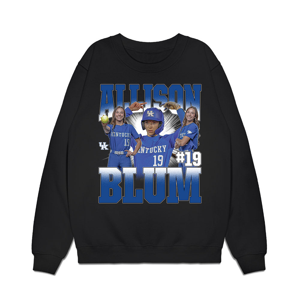 Kentucky - NCAA Softball : Allison Blum - Premium Crewneck Sweatshirt-0