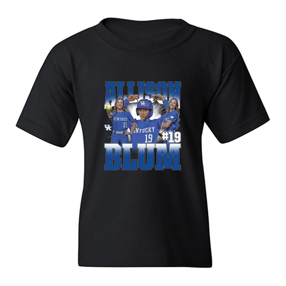 Kentucky - NCAA Softball : Allison Blum - Collage Youth T-Shirt-0