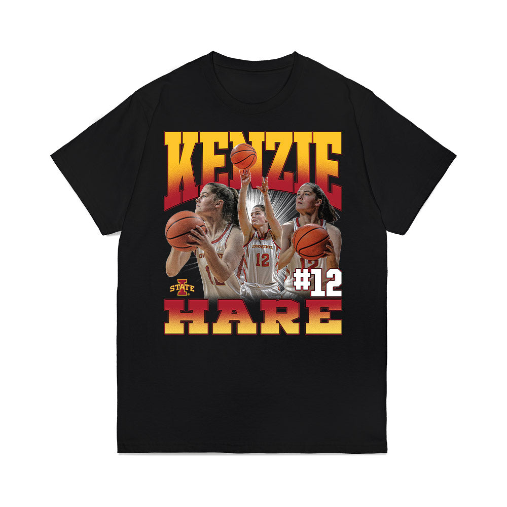 Iowa State - NCAA Women's Basketball : Kenzie Hare - Premium T-Shirt-0