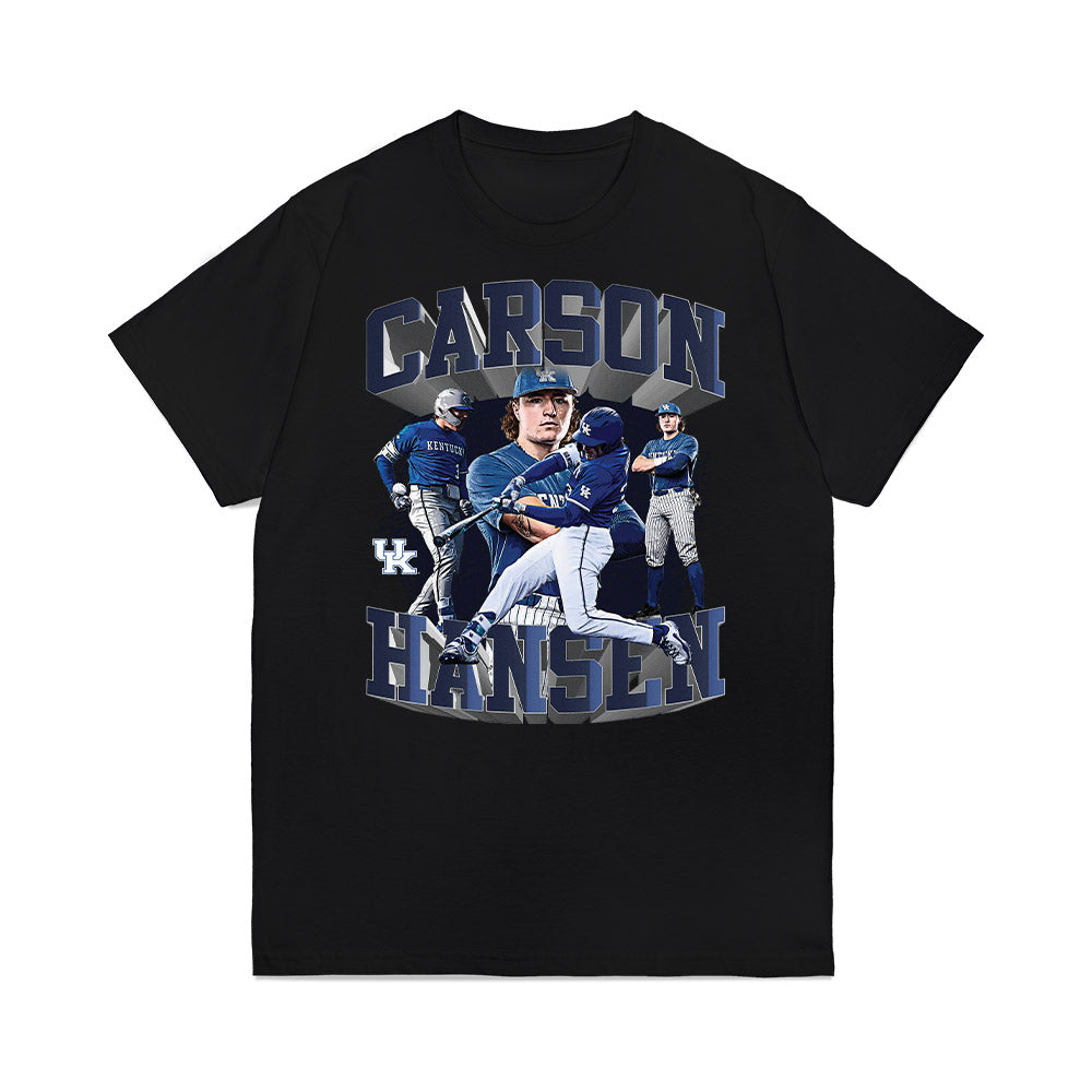 Kentucky - NCAA Baseball : Carson Hansen - Collage Premium T-Shirt-0