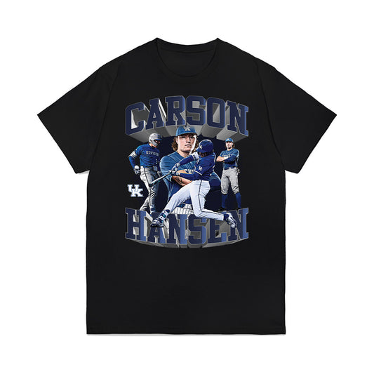 Kentucky - NCAA Baseball : Carson Hansen - Collage Premium T-Shirt-0