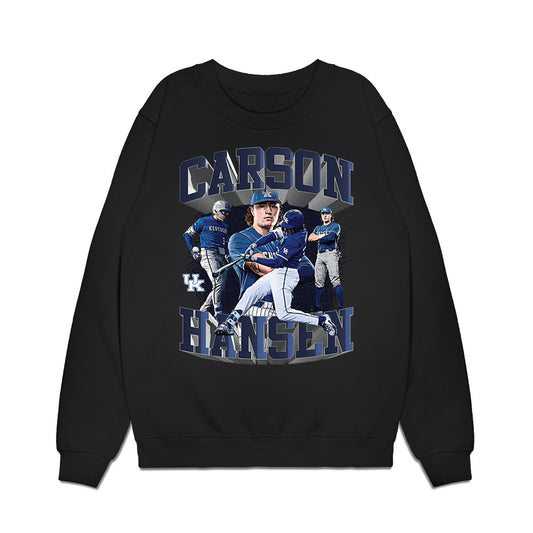 Kentucky - NCAA Baseball : Carson Hansen - Collage Premium Crewneck Sweatshirt-0
