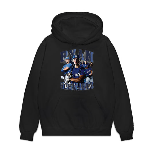 Kentucky - NCAA Baseball : Ryan Schwartz - Collage Premium Hooded Sweatshirt-0