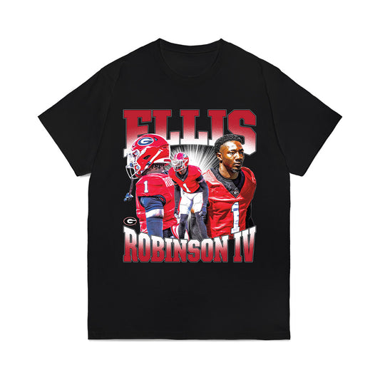 Georgia - NCAA Football : Ellis Robinson IV - Collage Comfort Colors T-Shirt-0