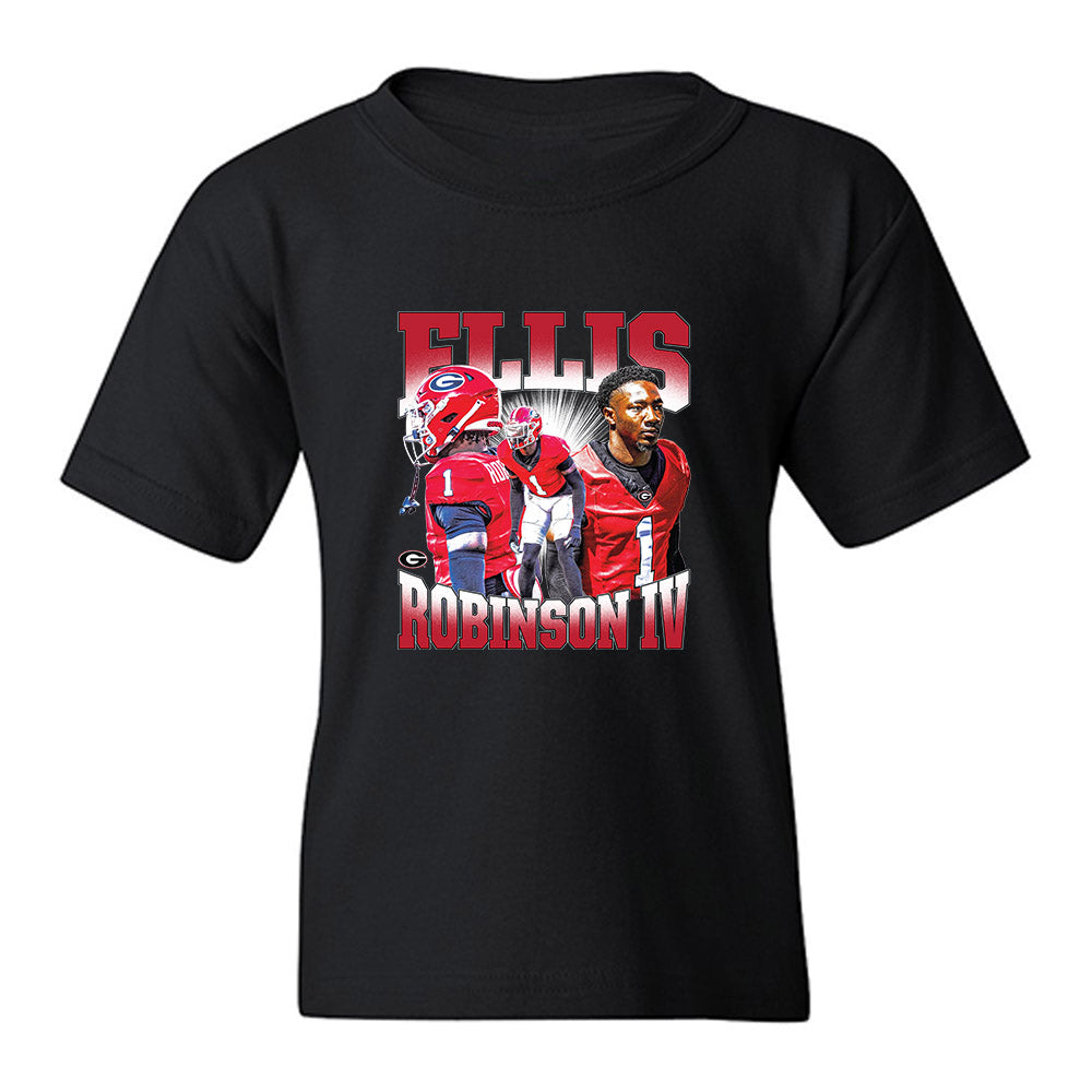 Georgia - NCAA Football : Ellis Robinson IV - Collage Youth T-Shirt-0