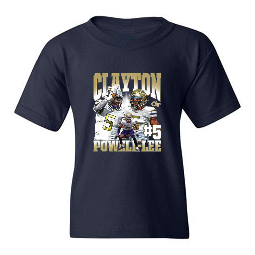 Georgia Tech - NCAA Football : Clayton Powell-Lee - Youth T-Shirt-0