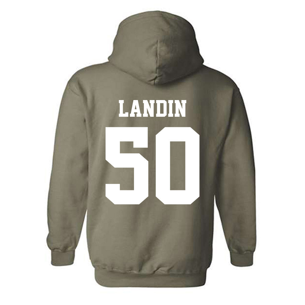 Chicago State - NCAA Women's Basketball : Leya Landin - Classic Shersey Hooded Sweatshirt-1
